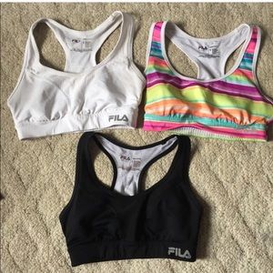 3 Fila sports bras